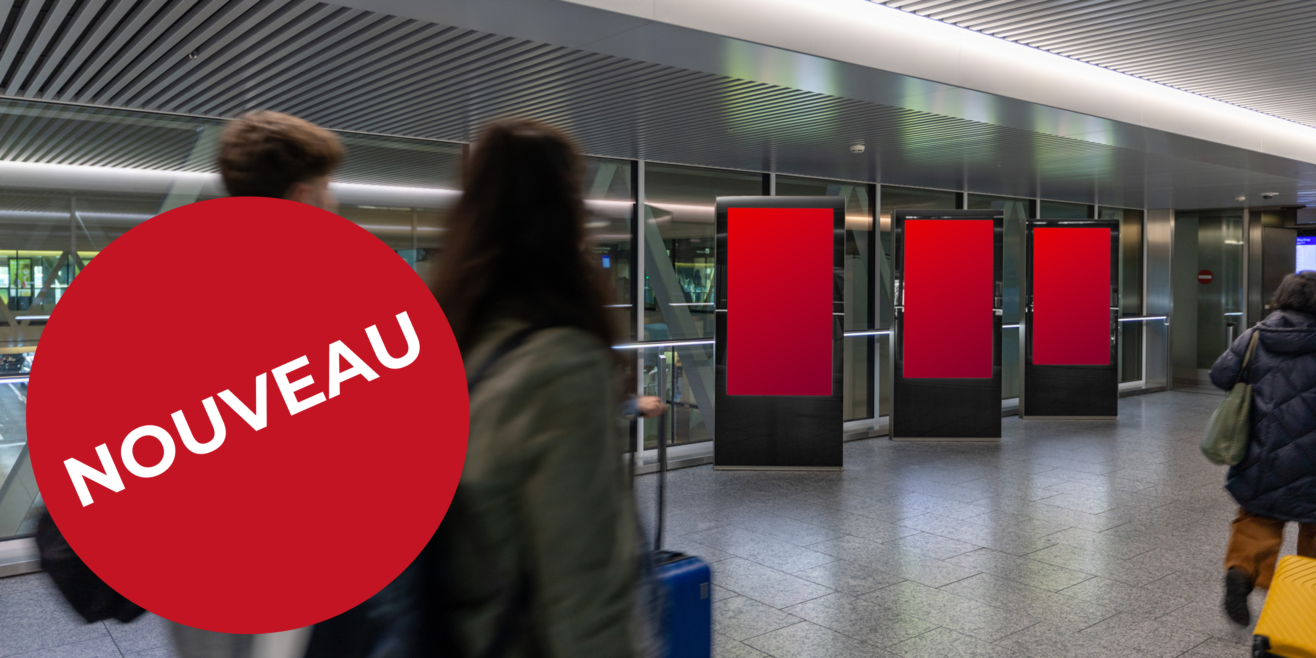 DOOH Always on Airport