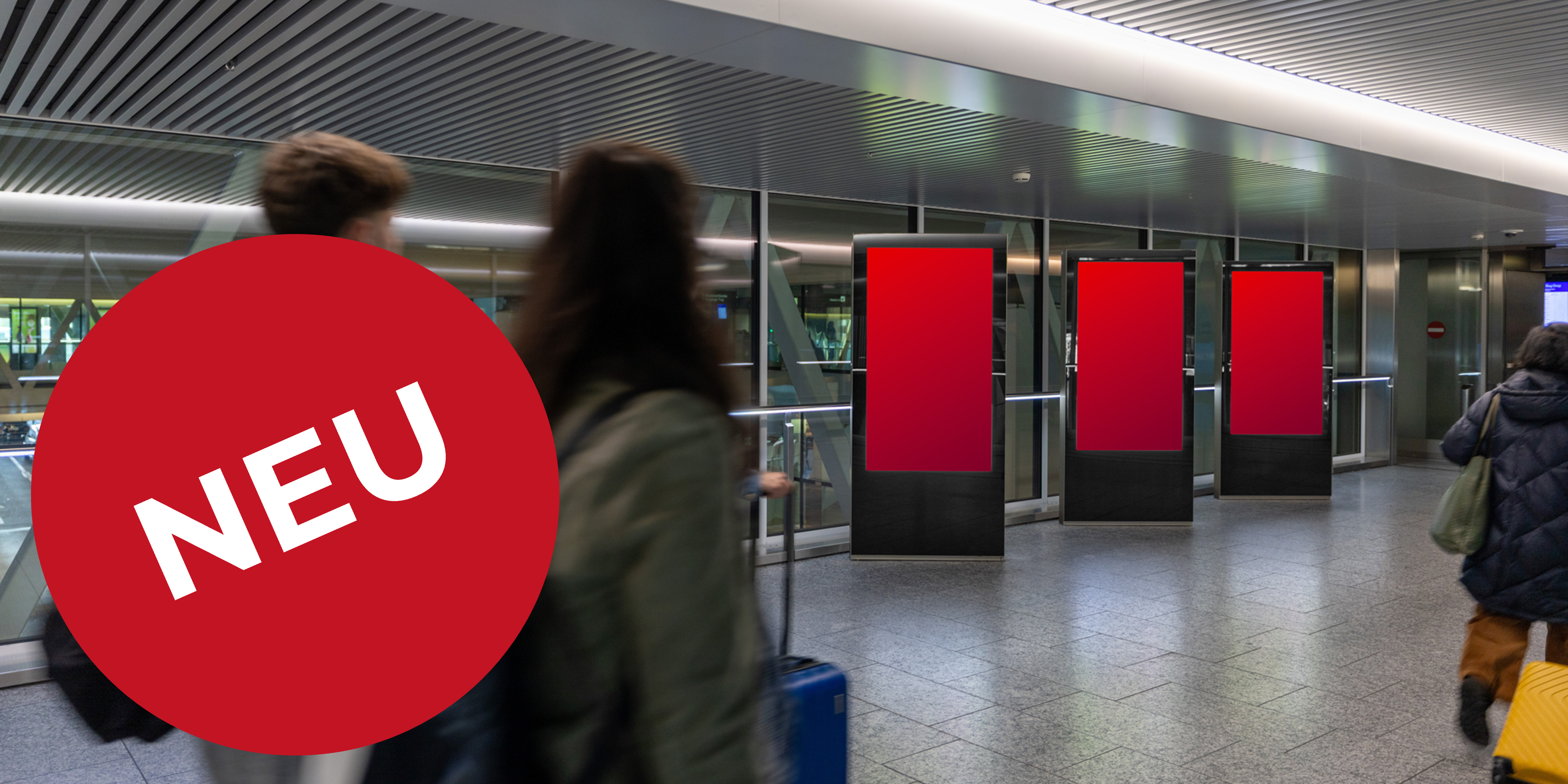 DOOH Always on Airport