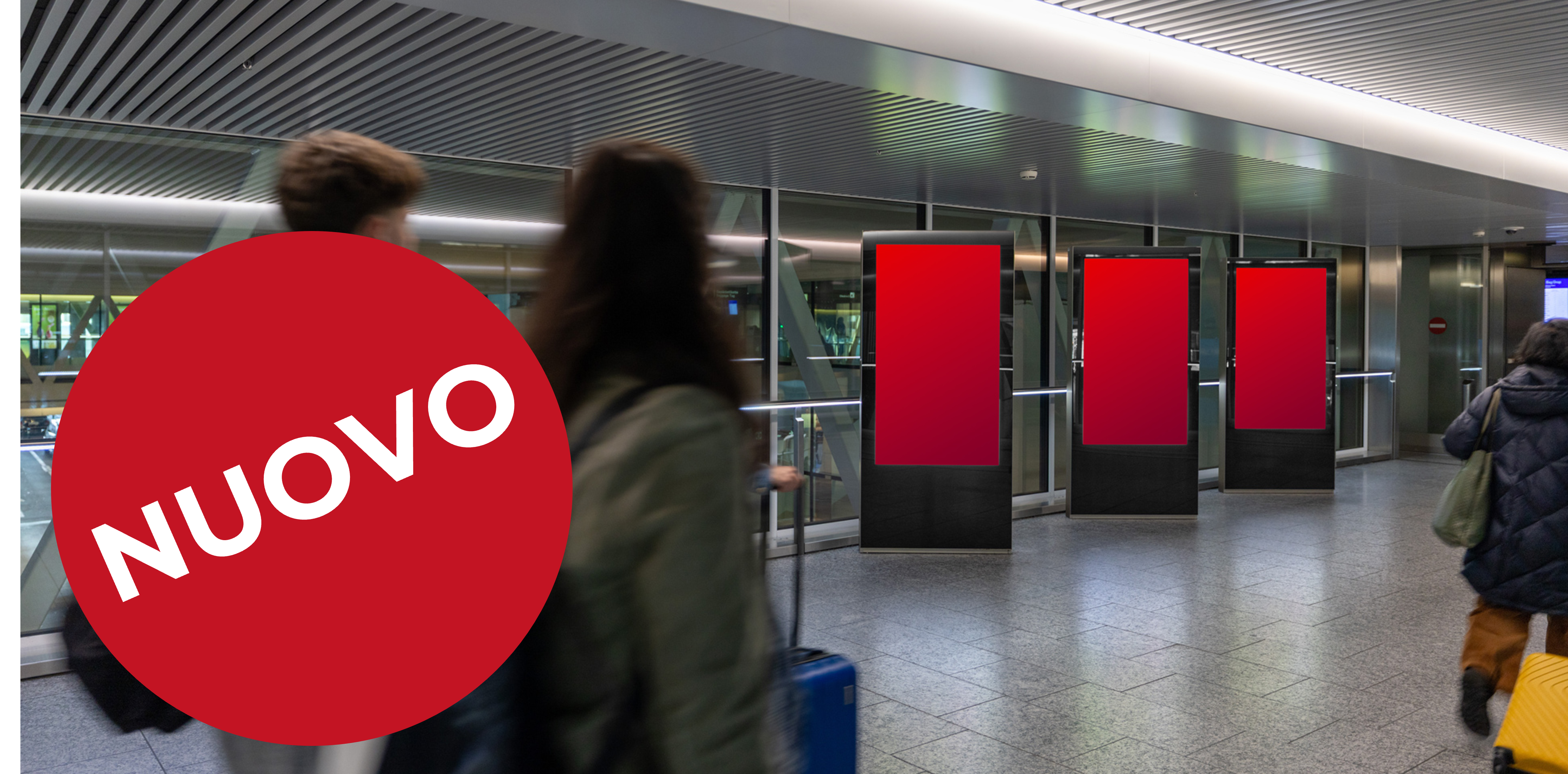 DOOH Always on Airport