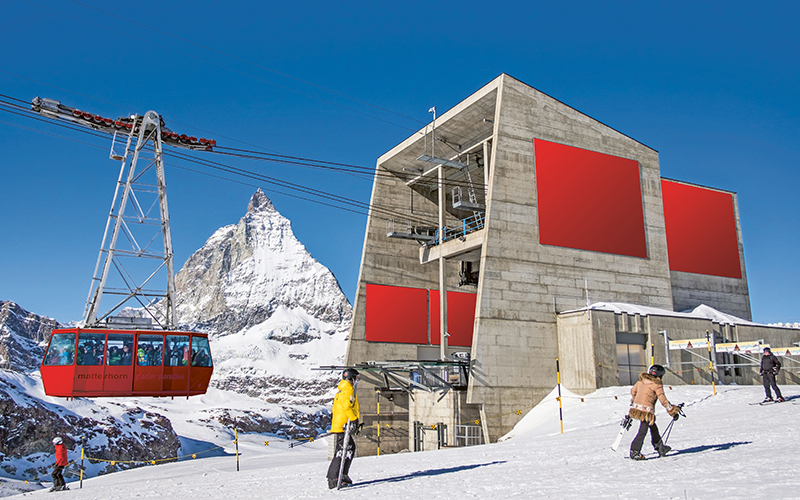 Bergbahn Werbung